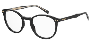 Premium Women Levi's Model Eyeglasses: LV 5016 - Black- SpecSMART Eye Clinic (Diagonal View)